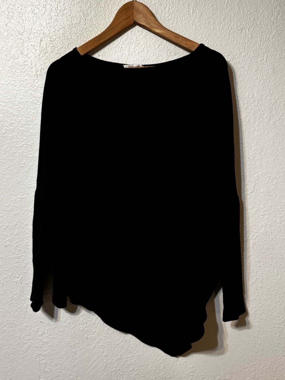 Helmut Lang Villous Asymmetrical Hem Pullover Small